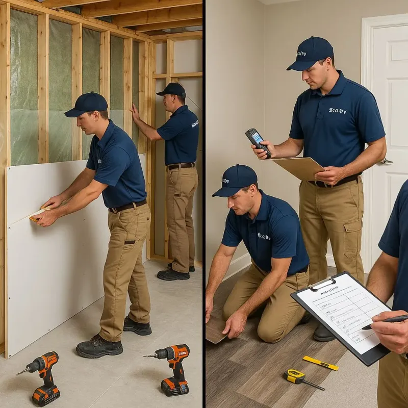 Repairs and Reconstruction process in Monroe, MI